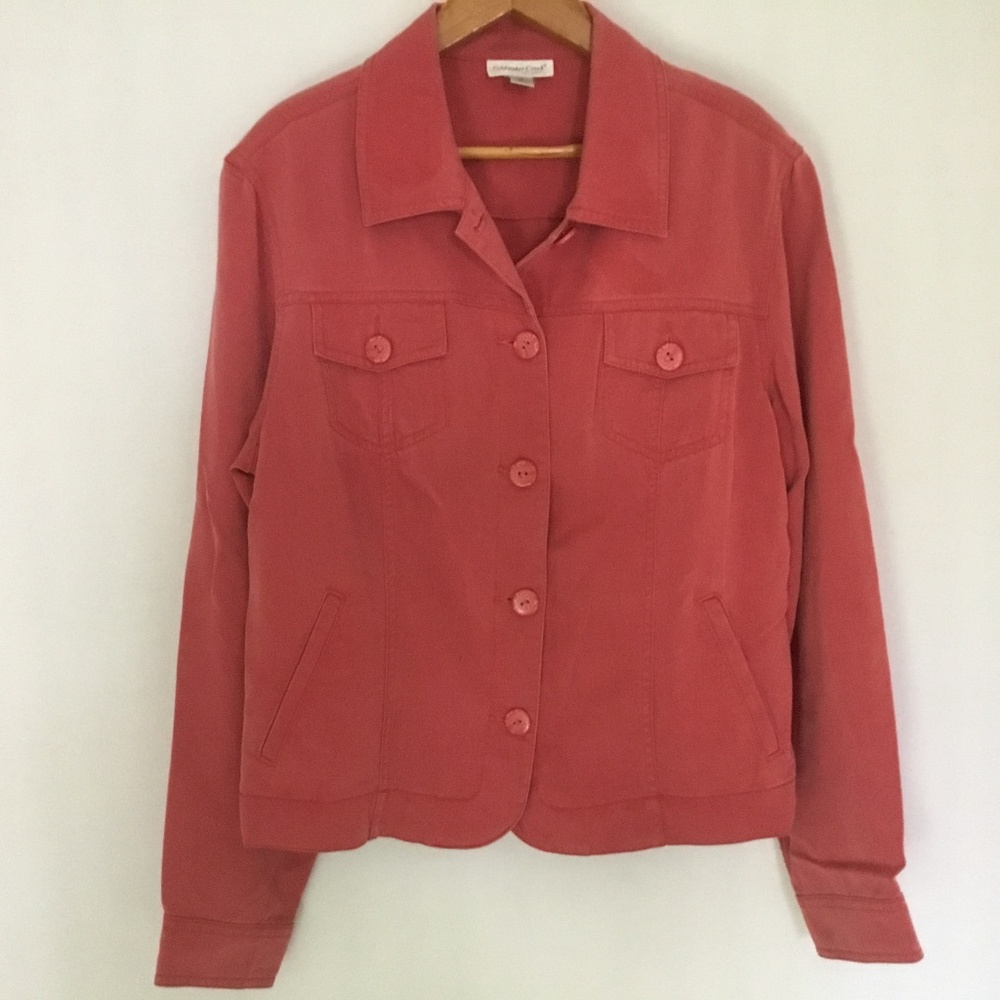 Coldwater Creek Rose Pink Jacket Women’s Size Medium